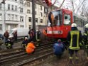 KVB Zug entgleist Koeln Suelz Suelzguertel P029